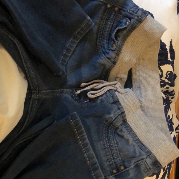 🤸‍♀️Justice Girl’s Tall Skinny Denim Drawstring Jeggings🤸 - Picture 4 of 14